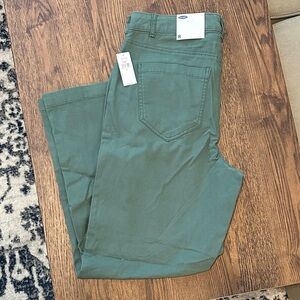 NWT High Rise Old Navy Forest Green Pants